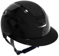 Kask jeździecki Elite Polo, lakierowany czarny, Covalliero4.jpg