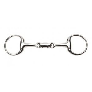 Wędzidło FEELING oliwkowe - Anatomiczne, podwójnie łamane 13,5