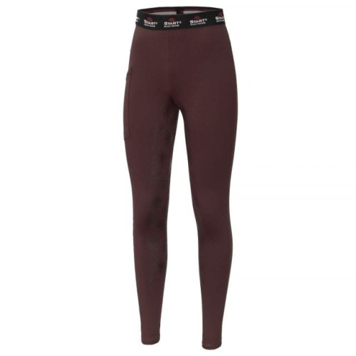 Legginsy START Colchester młodzieżowe 146 cm bordowe