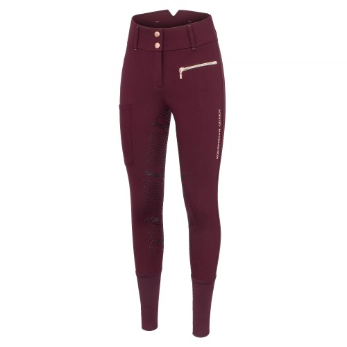 Bryczesy EQ.QUEEN Redbridge damskie bordowe7.jpg