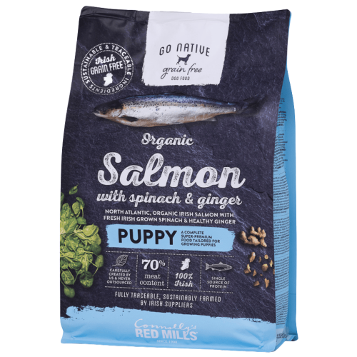 karma dla szczeniaków z łososiem